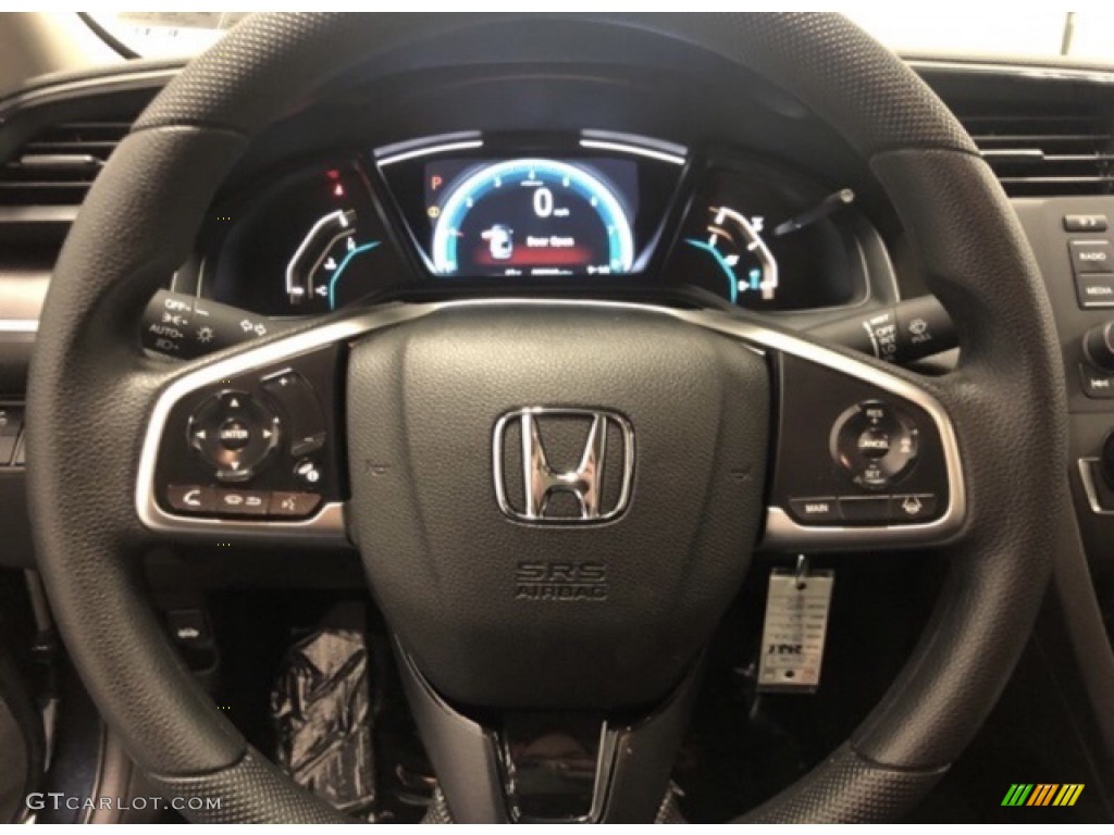 2021 Civic EX Sedan - Cosmic Blue Metallic / Gray photo #9