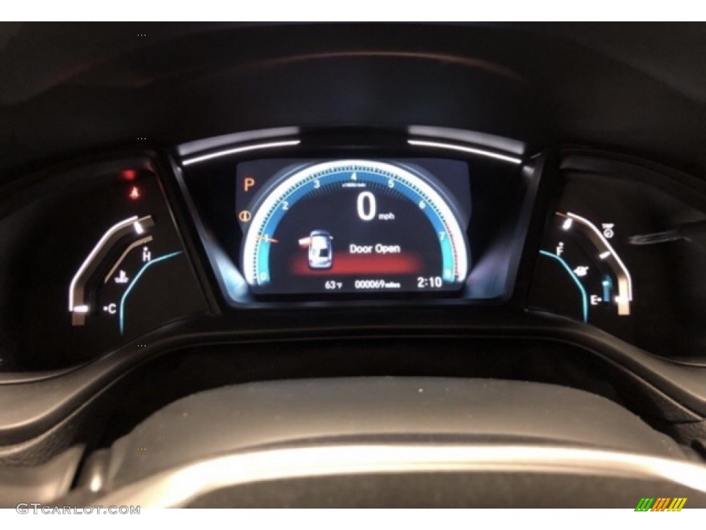 2021 Civic EX Sedan - Cosmic Blue Metallic / Gray photo #12
