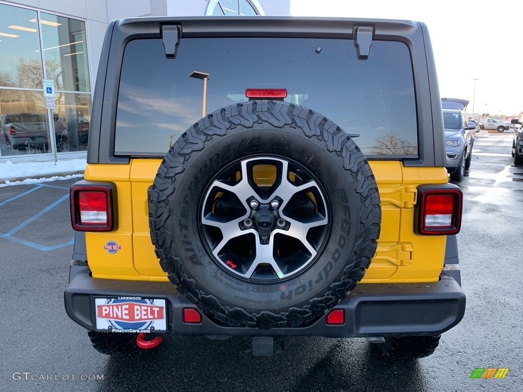2021 Wrangler Unlimited Rubicon 4x4 - Hellayella / Black photo #5