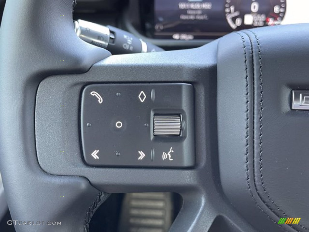 2021 Land Rover Defender 110 X Ebony Steering Wheel Photo #141027546