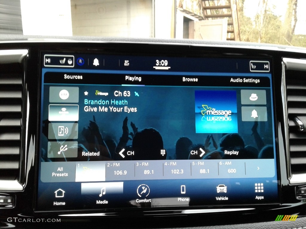 2021 Pacifica Touring - Ceramic Gray / Black photo #23