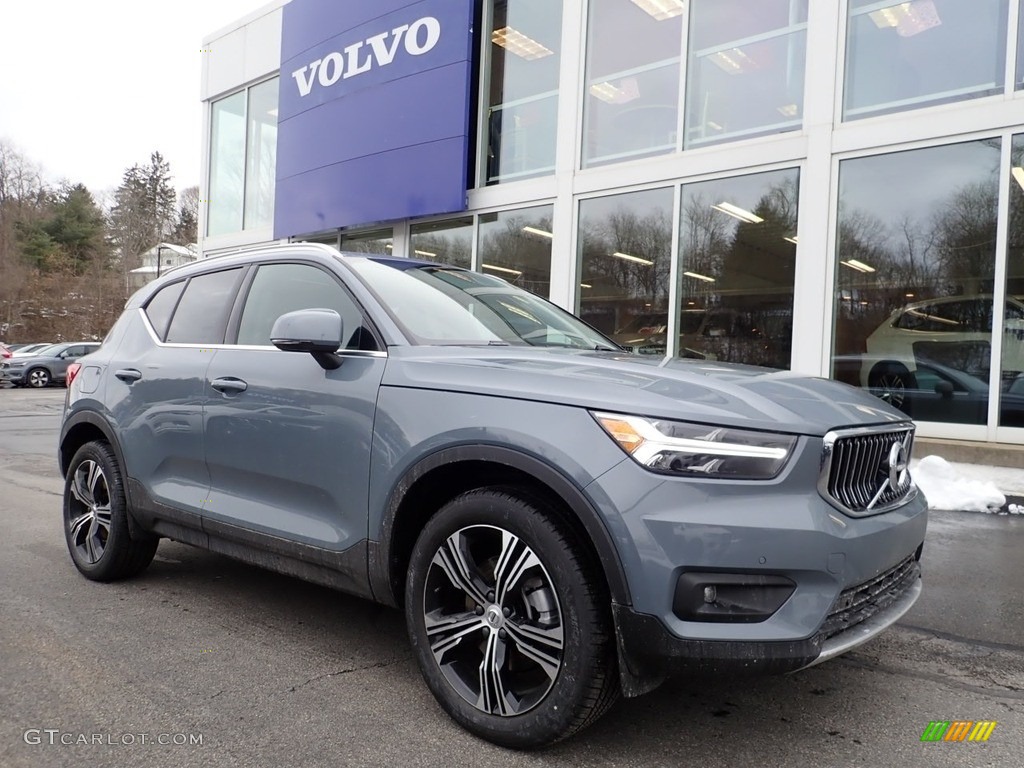 2021 XC40 T5 Inscription AWD - Thunder Grey Metallic / Charcoal photo #1