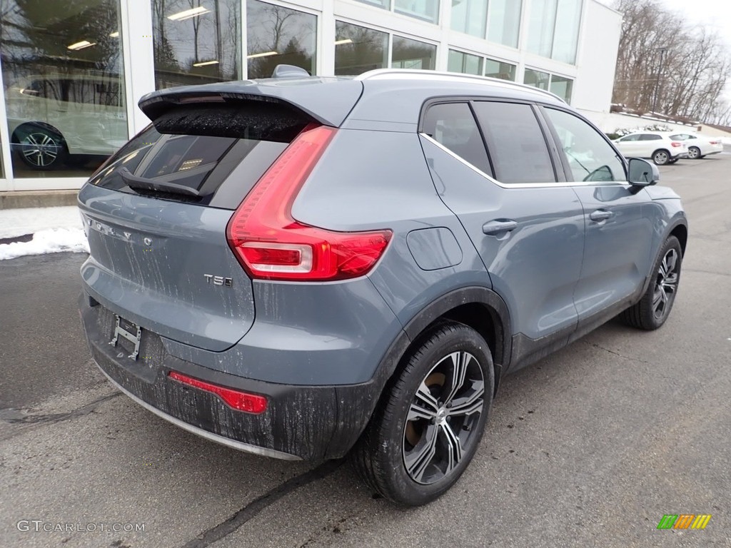 2021 XC40 T5 Inscription AWD - Thunder Grey Metallic / Charcoal photo #2