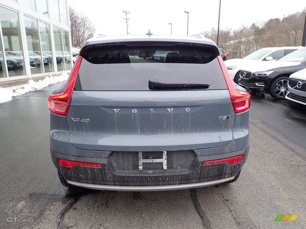 2021 XC40 T5 Inscription AWD - Thunder Grey Metallic / Charcoal photo #3
