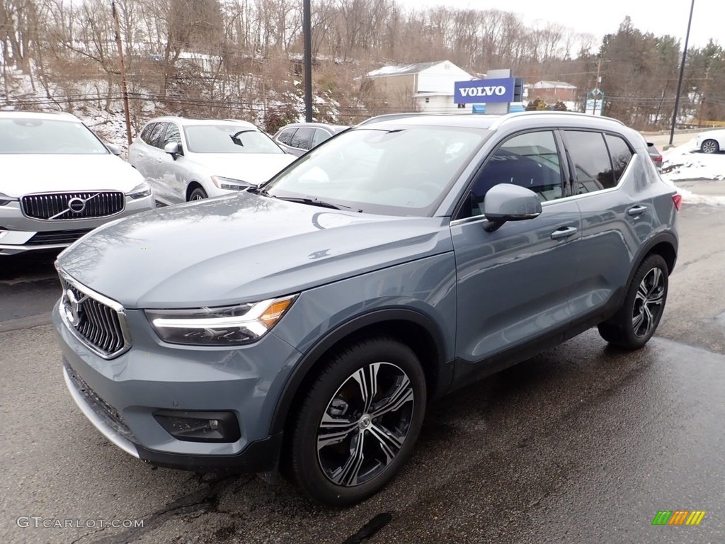 2021 XC40 T5 Inscription AWD - Thunder Grey Metallic / Charcoal photo #5
