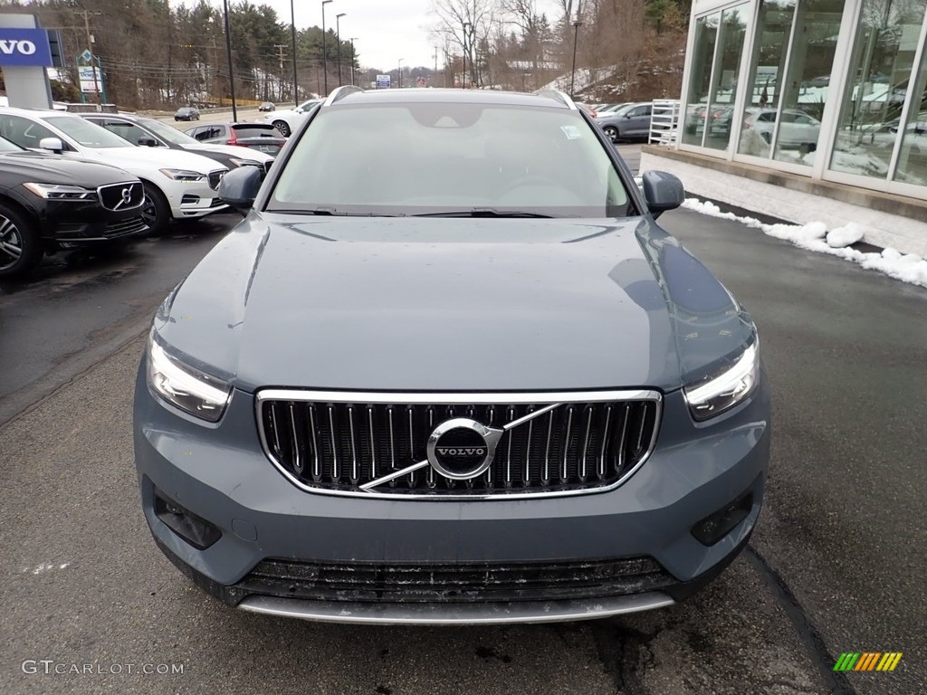 2021 XC40 T5 Inscription AWD - Thunder Grey Metallic / Charcoal photo #6