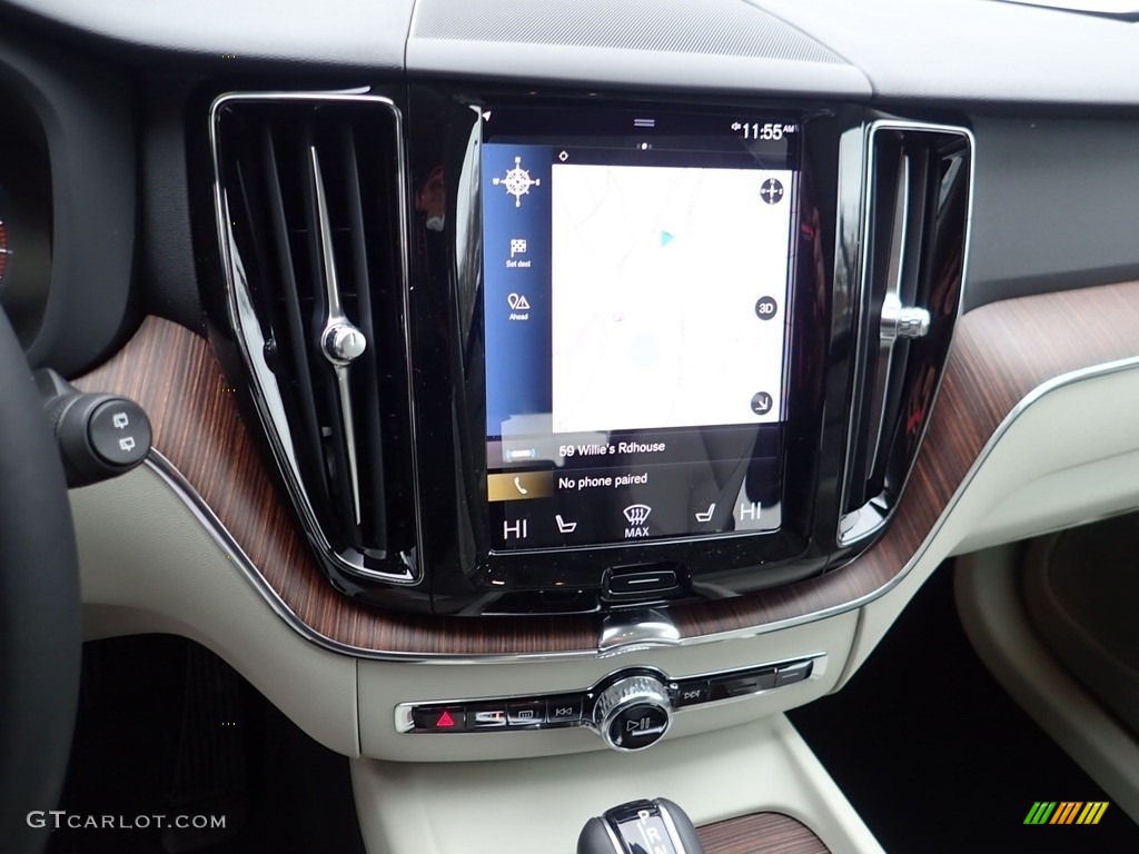2021 XC60 T6 AWD Momentum - Onyx Black Metallic / Blonde/Charcoal photo #14