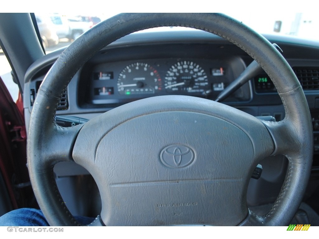 1996 Toyota T100 Truck SR5 Extended Cab 4x4 Gray Steering Wheel Photo #141028894