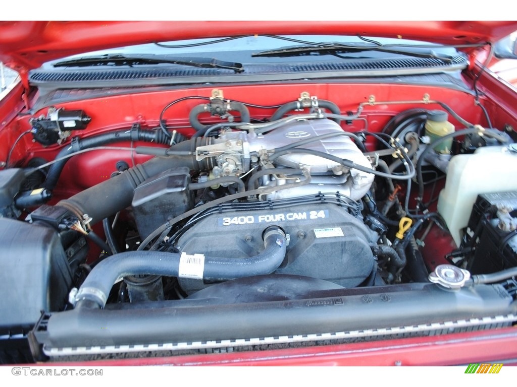 1996 Toyota T100 Truck SR5 Extended Cab 4x4 3.4 Liter DOHC 24-Valve V6 Engine Photo #141029046