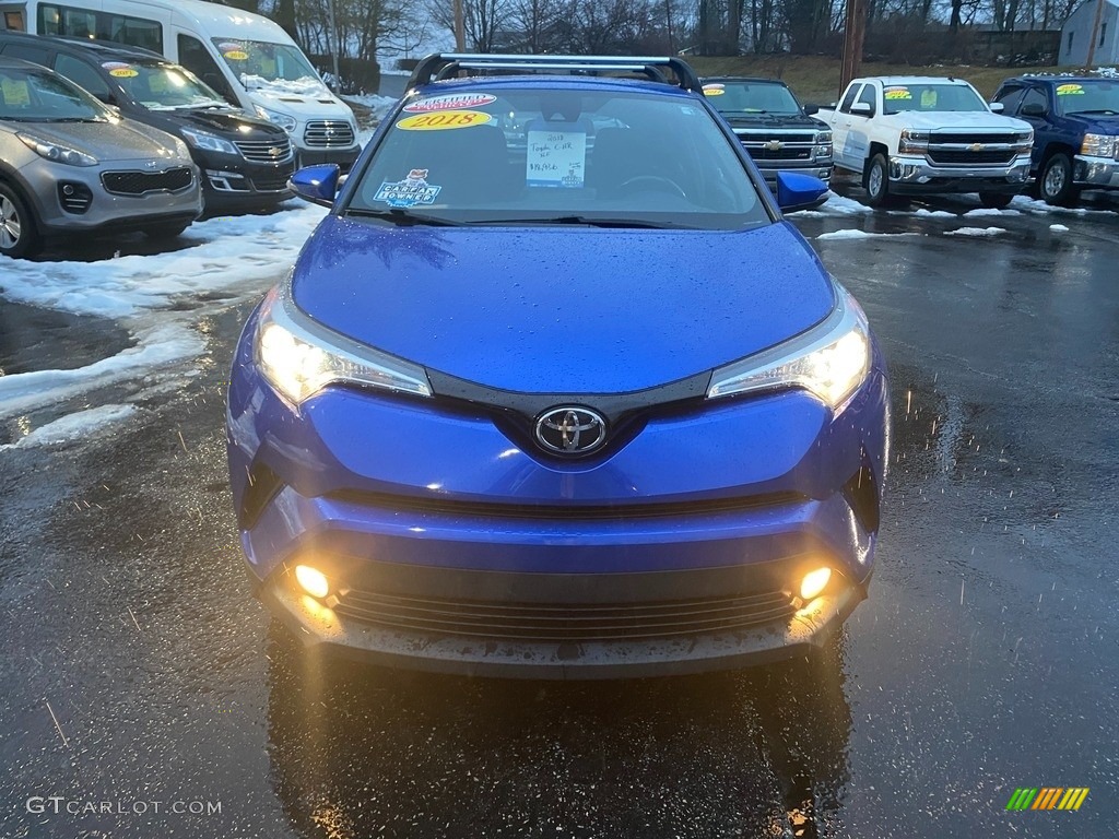2018 C-HR XLE - Blue Eclipse Metallic / Black photo #3