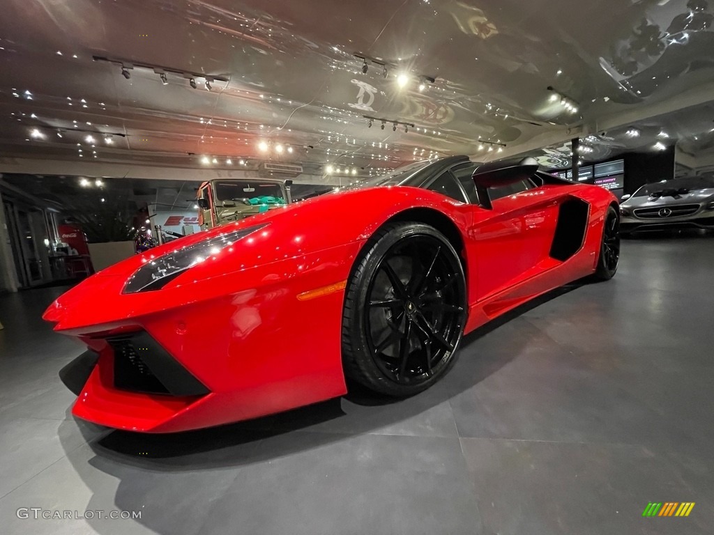 2013 Aventador LP 700-4 - Rosso (Red) / Nero/Rosso photo #2