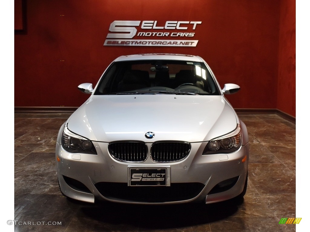 2008 M5 Sedan - Silverstone Metallic / Black photo #2