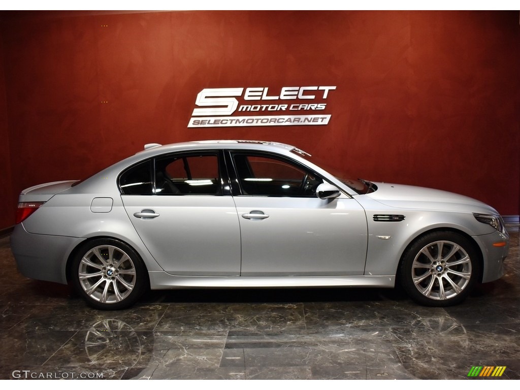 2008 M5 Sedan - Silverstone Metallic / Black photo #4