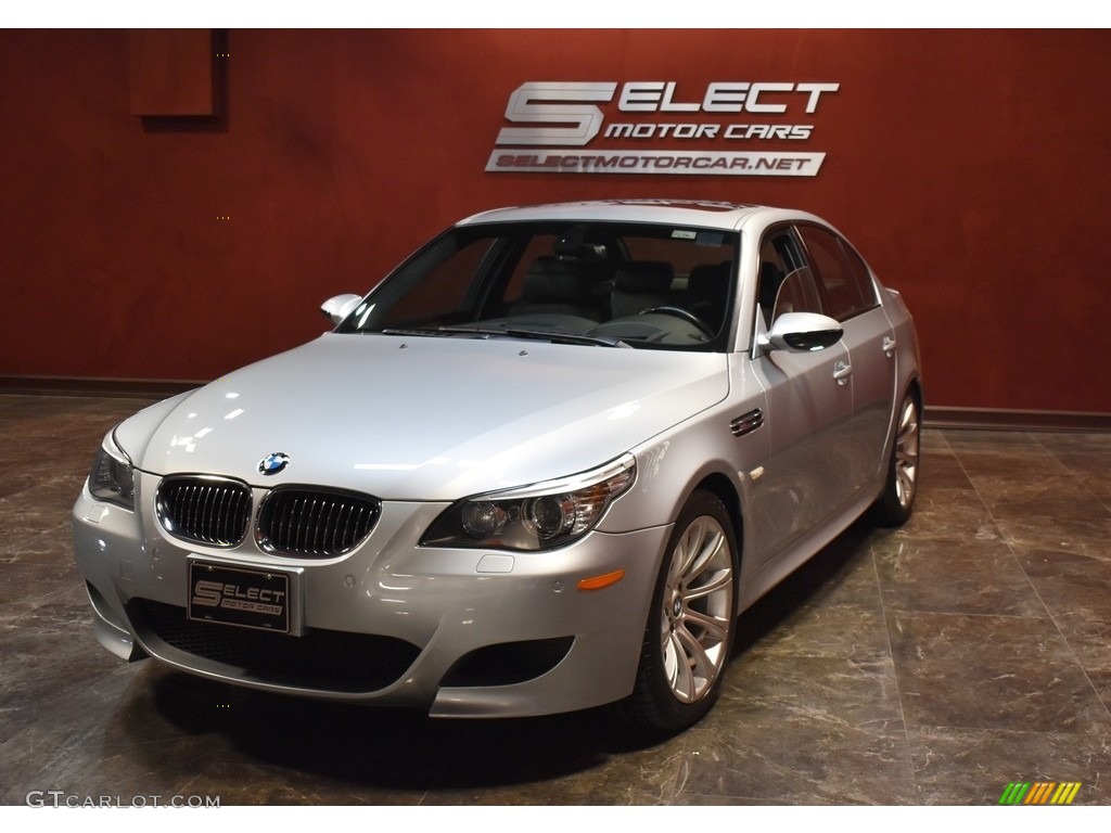 2008 M5 Sedan - Silverstone Metallic / Black photo #6