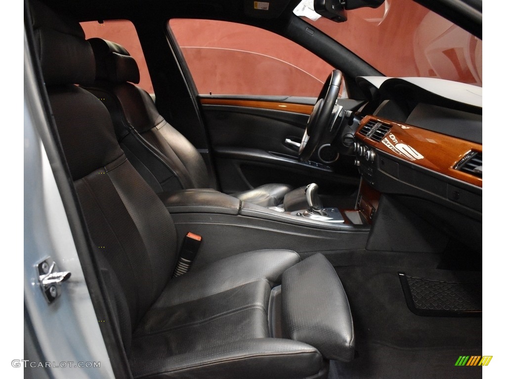 2008 M5 Sedan - Silverstone Metallic / Black photo #13