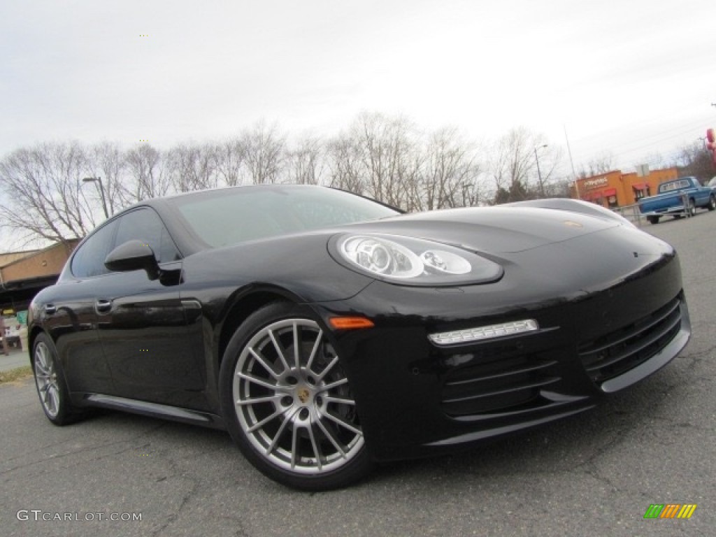 2015 Panamera  - Black / Black/Luxor Beige photo #1
