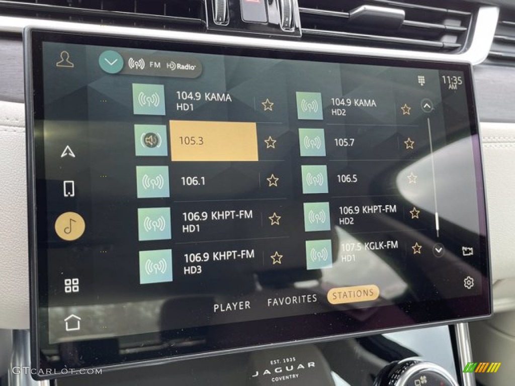 2021 Jaguar XF P250 SE Controls Photo #141031235