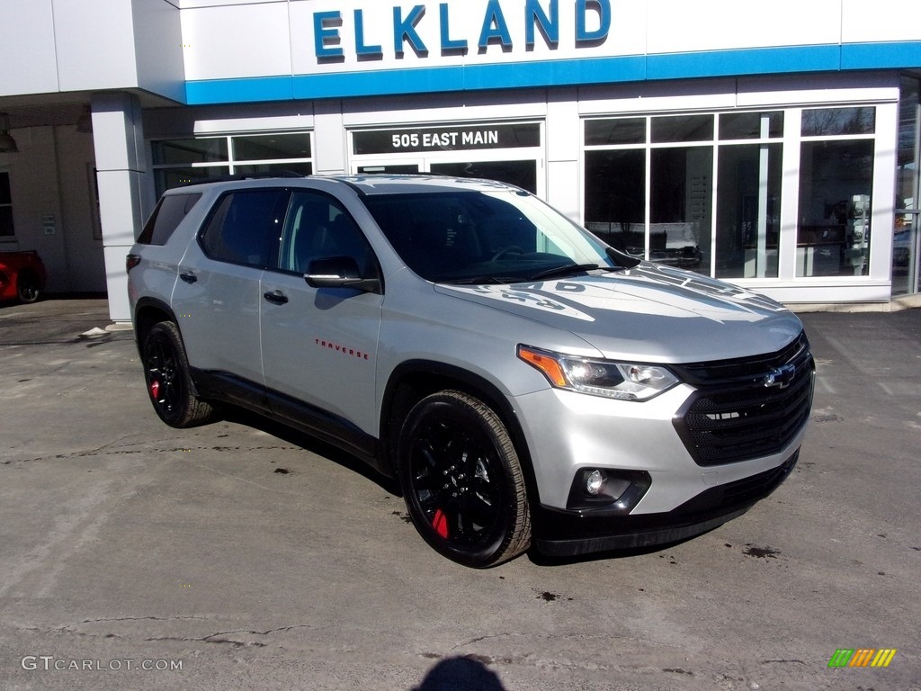 2021 Traverse Premier - Silver Ice Metallic / Jet Black photo #8