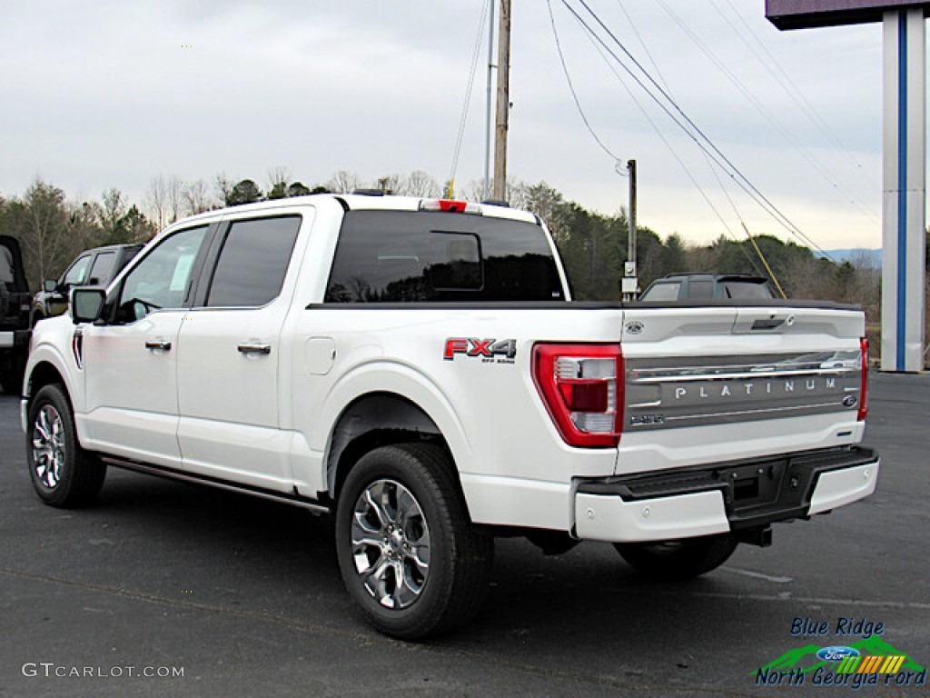 2021 F150 Platinum SuperCrew 4x4 - Star White / Platinum Unique Carmelo photo #3