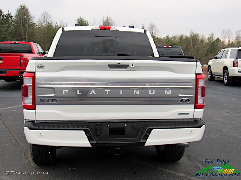 2021 F150 Platinum SuperCrew 4x4 - Star White / Platinum Unique Carmelo photo #4