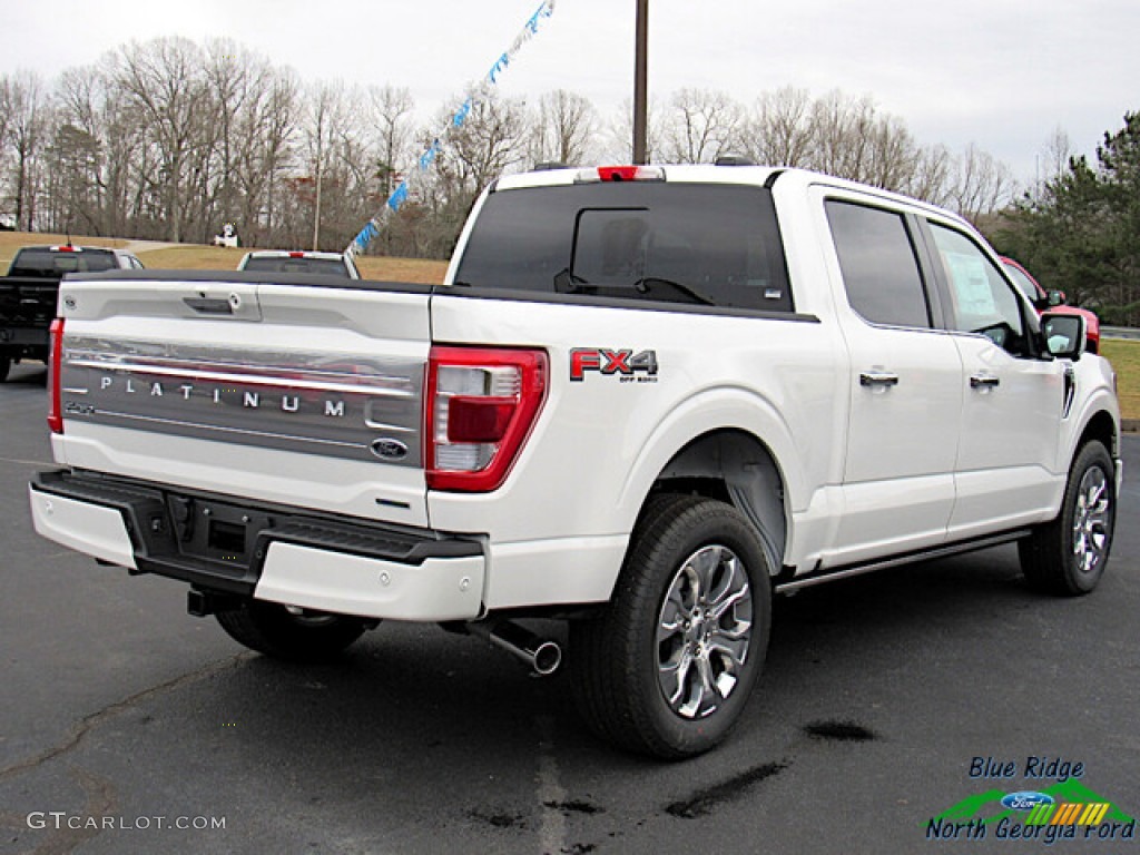 2021 F150 Platinum SuperCrew 4x4 - Star White / Platinum Unique Carmelo photo #5