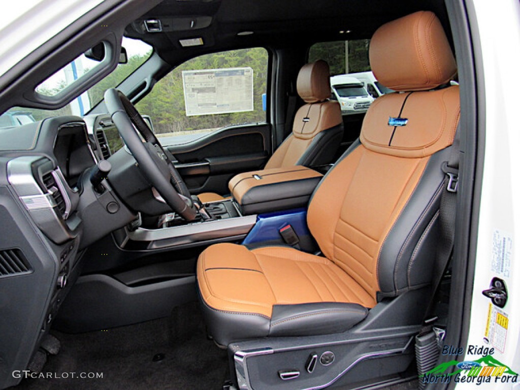 2021 Ford F150 Platinum SuperCrew 4x4 Front Seat Photo #141031631