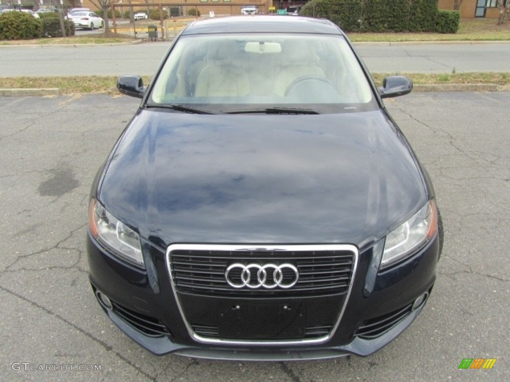 2012 A3 2.0T - Scuba Blue Metallic / Luxor Beige photo #5