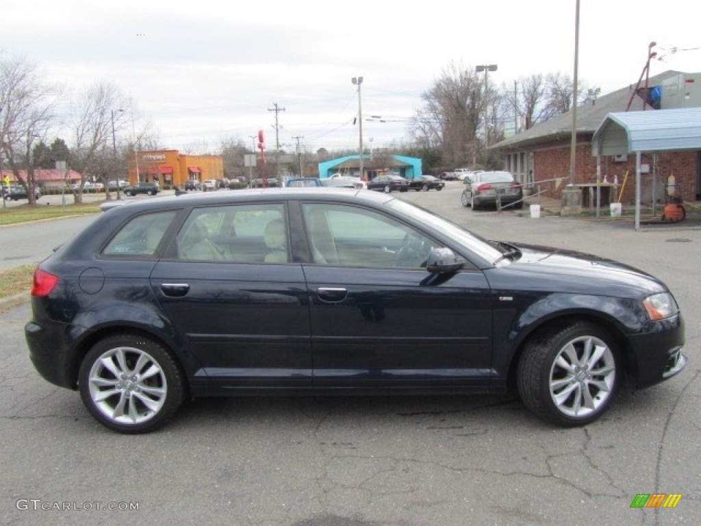 2012 A3 2.0T - Scuba Blue Metallic / Luxor Beige photo #11