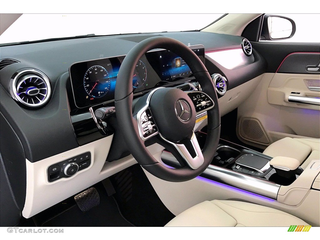 2021 GLA 250 - Denim Blue Metallic / Macchiato Beige photo #4