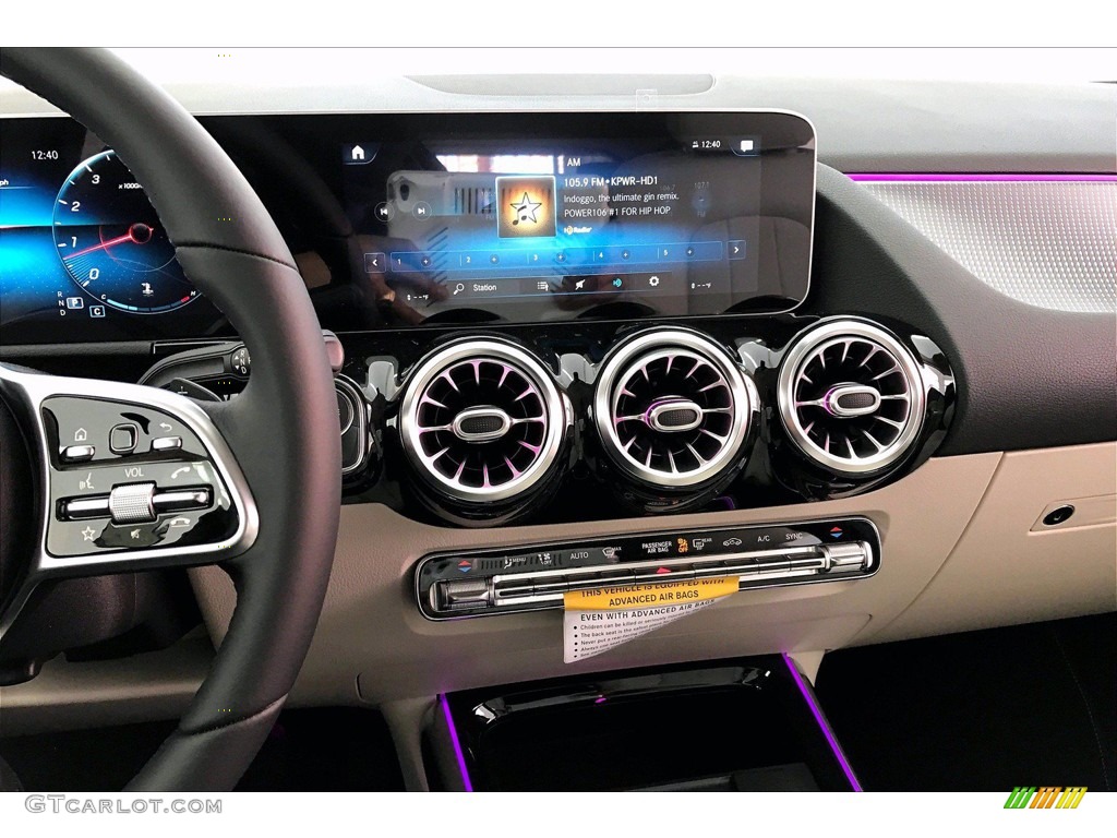 2021 GLA 250 - Denim Blue Metallic / Macchiato Beige photo #6