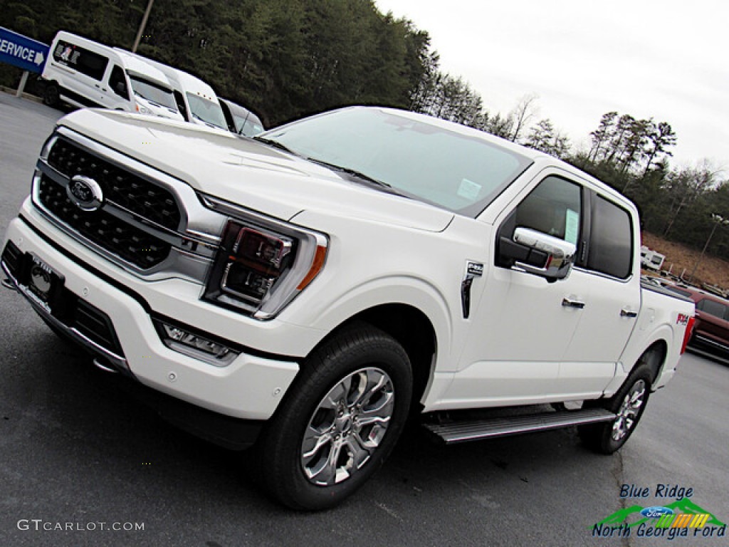 2021 F150 Platinum SuperCrew 4x4 - Star White / Platinum Unique Carmelo photo #27