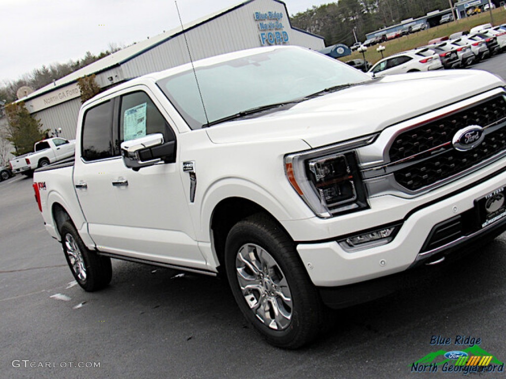 2021 F150 Platinum SuperCrew 4x4 - Star White / Platinum Unique Carmelo photo #28