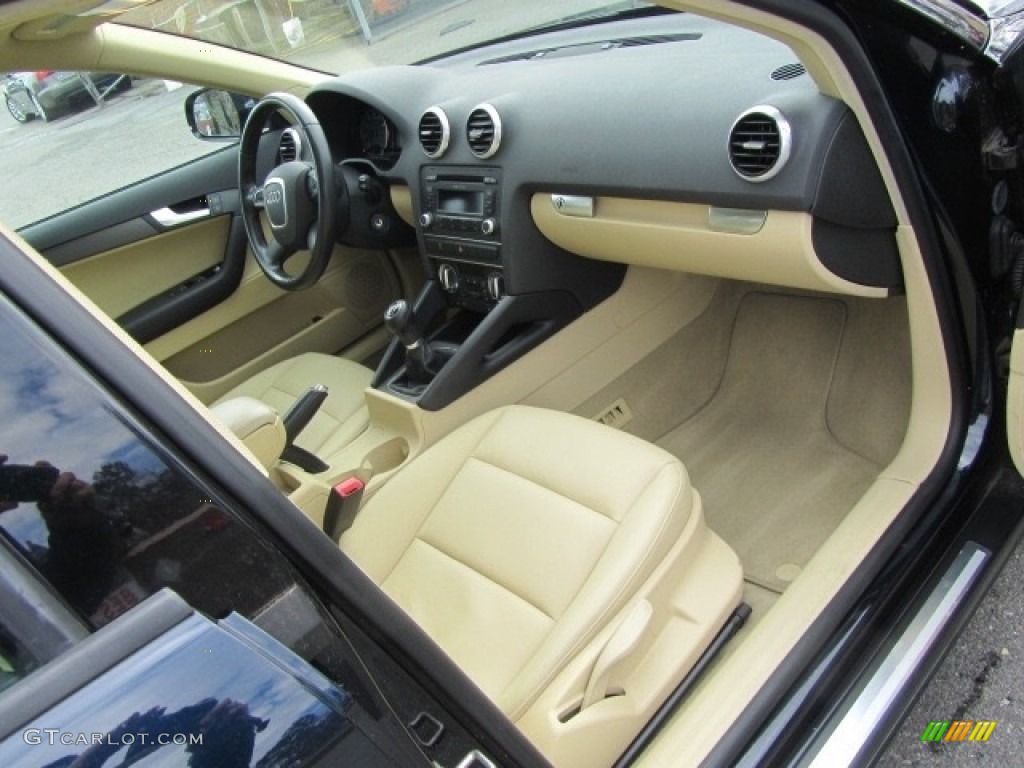 2012 A3 2.0T - Scuba Blue Metallic / Luxor Beige photo #21