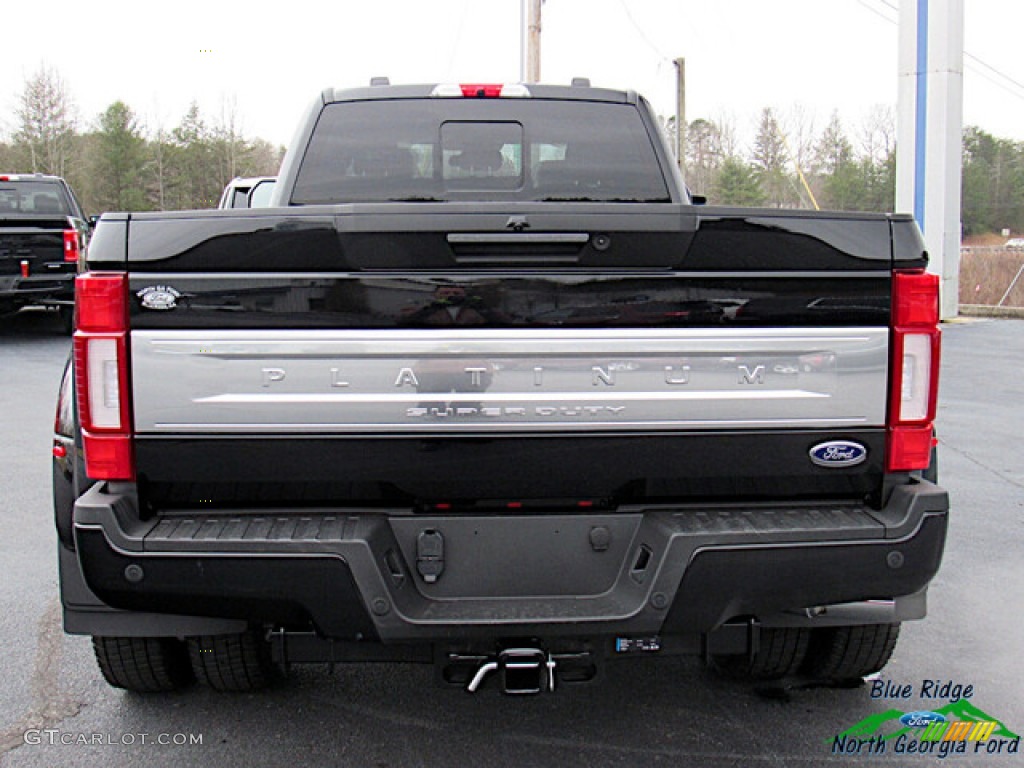2021 F450 Super Duty Platinum Crew Cab 4x4 - Agate Black / Dark Marsala photo #4