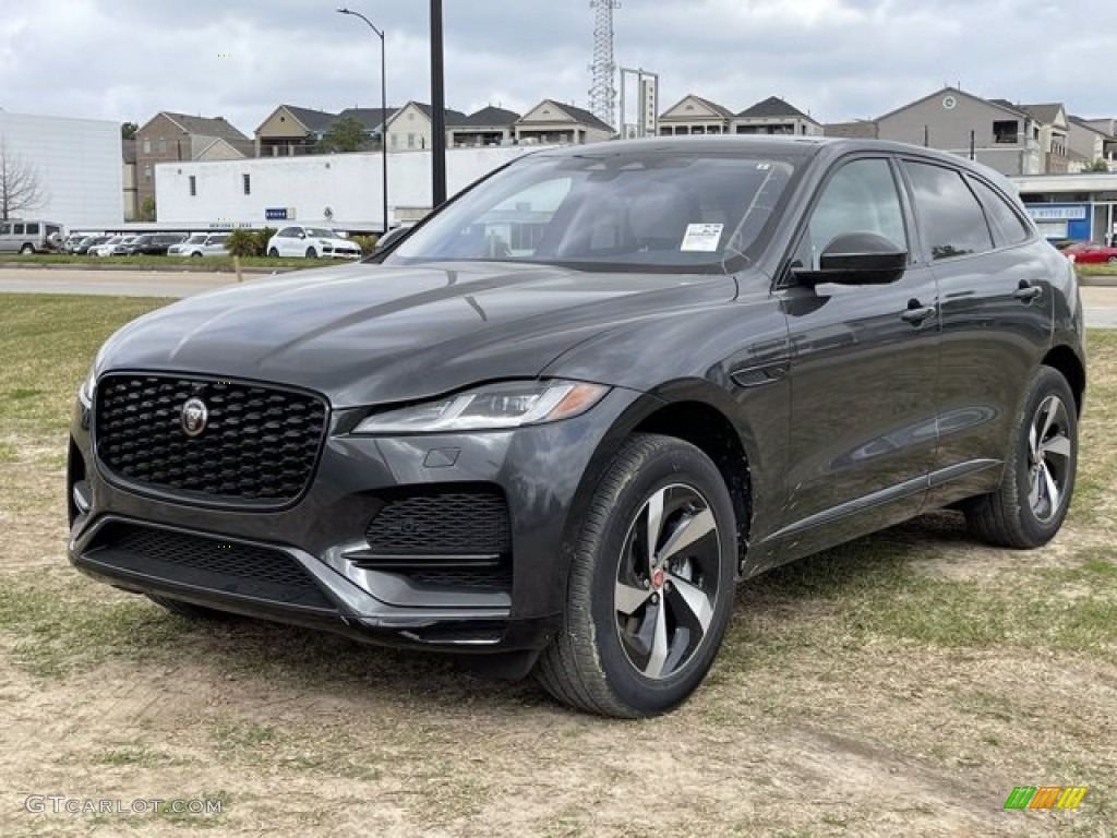 Carpathian Gray 2021 Jaguar F-PACE P340 S Exterior Photo #141032411