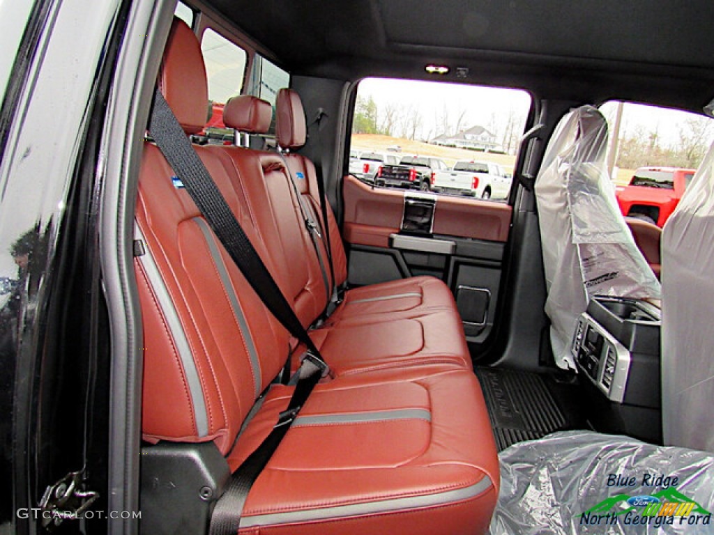 2021 F450 Super Duty Platinum Crew Cab 4x4 - Agate Black / Dark Marsala photo #12