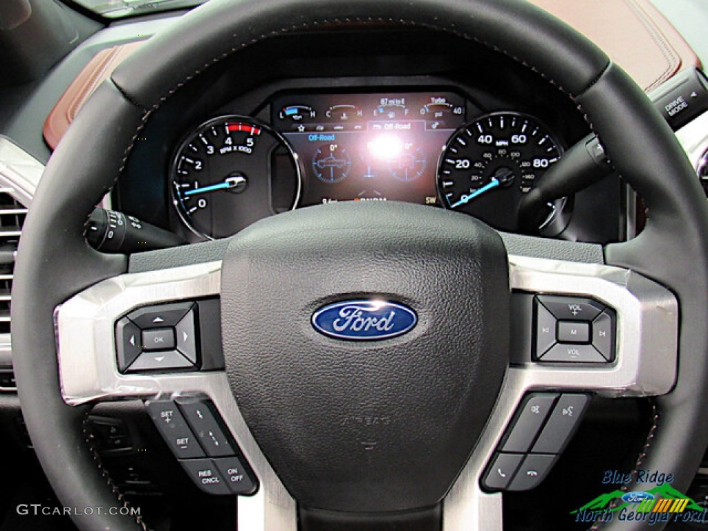 2021 F450 Super Duty Platinum Crew Cab 4x4 - Agate Black / Dark Marsala photo #16