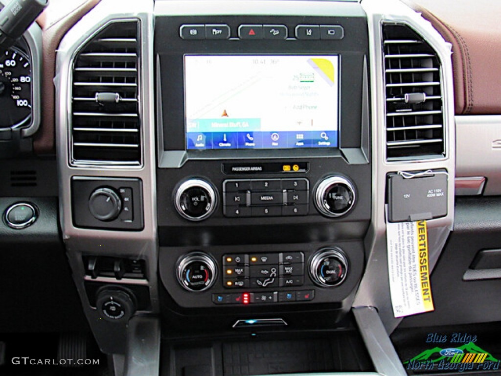 2021 F450 Super Duty Platinum Crew Cab 4x4 - Agate Black / Dark Marsala photo #17