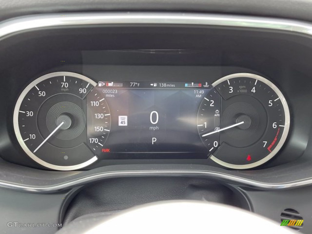 2021 Jaguar F-PACE P340 S Gauges Photo #141032804