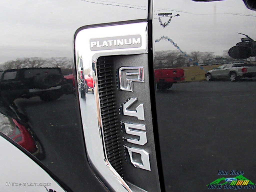 2021 F450 Super Duty Platinum Crew Cab 4x4 - Agate Black / Dark Marsala photo #35