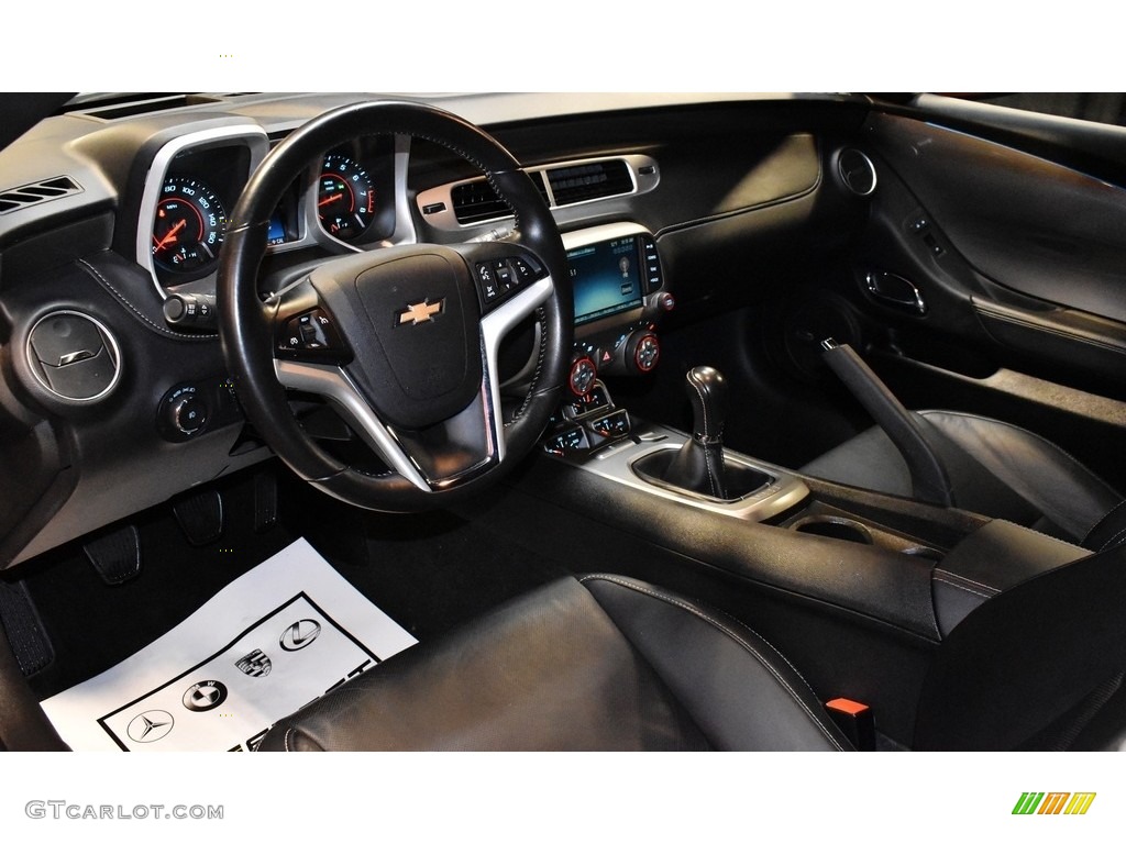 2015 Camaro LT Coupe - Blue Velvet Metallic / Black photo #9