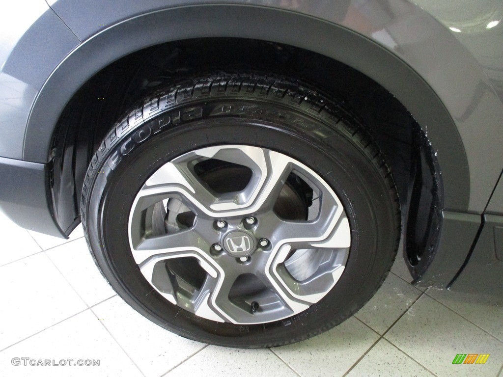 2019 CR-V EX AWD - Modern Steel Metallic / Black photo #12