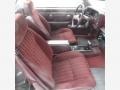 Maroon Interior Photo for 1987 Chevrolet El Camino #141034769