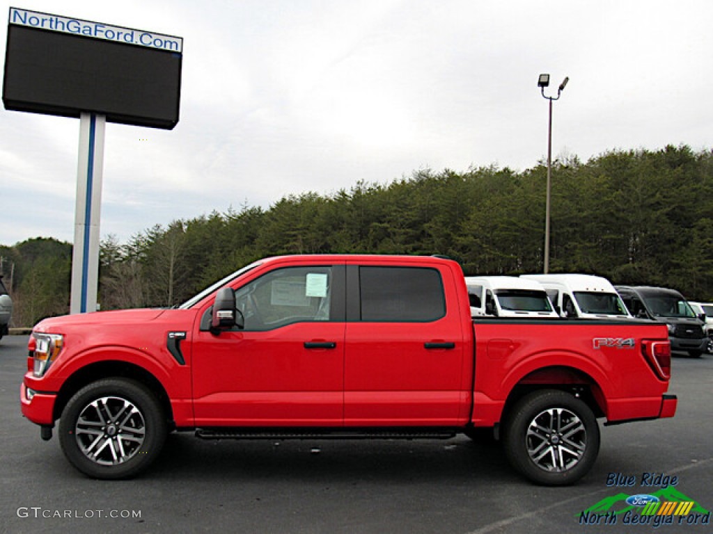 2021 Race Red Ford F150 STX SuperCrew 4x4 141030704 Photo 2