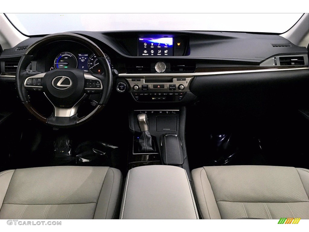 2018 Lexus ES 300h Parchment Dashboard Photo #141037296