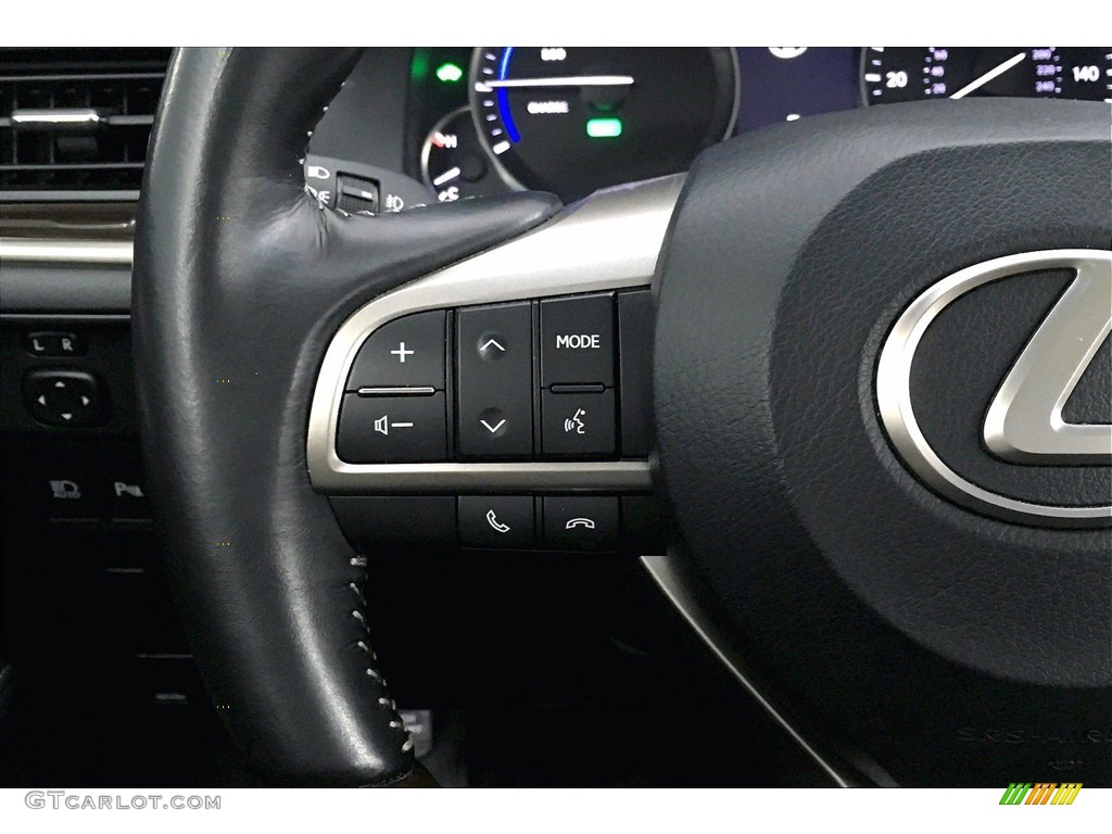 2018 Lexus ES 300h Parchment Steering Wheel Photo #141037358