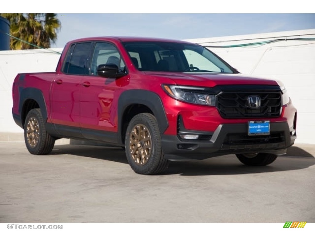 2021 Ridgeline Sport AWD - Radiant Red Metallic II / Black photo #1