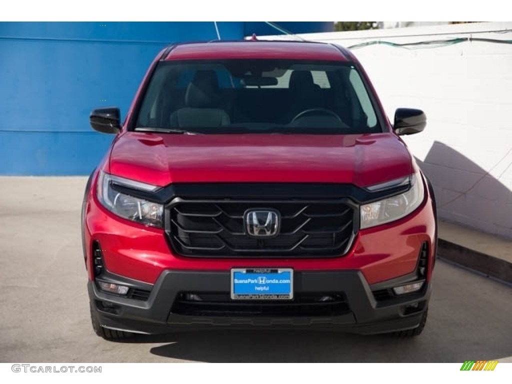 2021 Ridgeline Sport AWD - Radiant Red Metallic II / Black photo #3