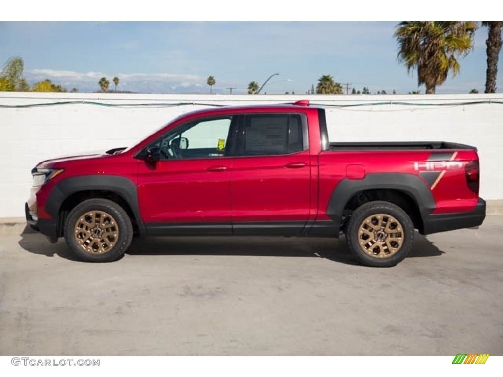Radiant Red Metallic II 2021 Honda Ridgeline Sport AWD Exterior Photo #141037727