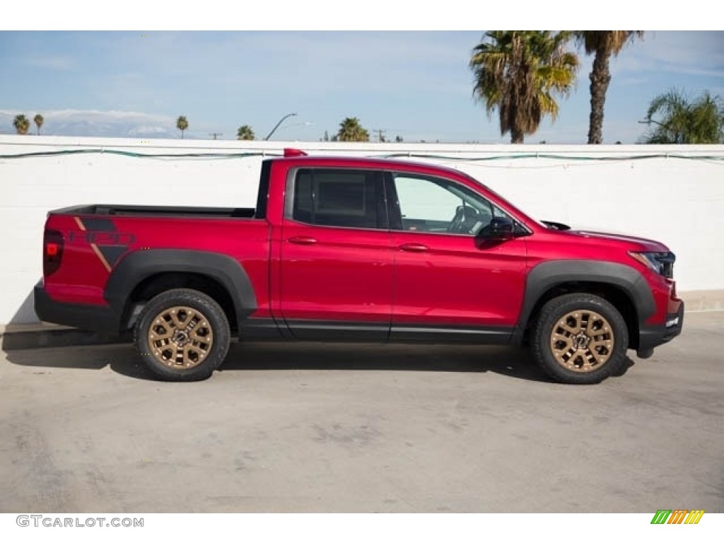 Radiant Red Metallic II 2021 Honda Ridgeline Sport AWD Exterior Photo #141037838